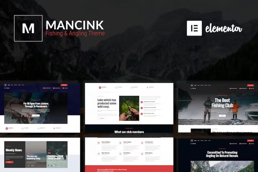 MANCINK – FISHING & ANGLING CLUB WORDPRESS THEME